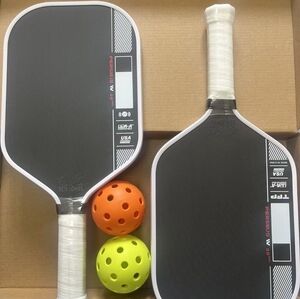 NEW JOOLA BEN JOHNS FOAM POWER Perseus Pickleball 2 Paddles Set